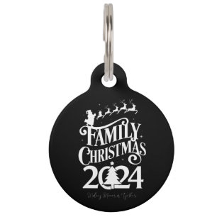 Kerstherinneringen aan Familie 2024 Samen Passende Huisdierpenning