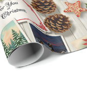 Kerstherinneringen Collage Cadeaupapier (Rol Hoek)