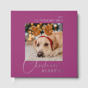 Kerstherinneringen Familie Huisdier Foto gepersona Gastenboek