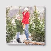 Kerstherinneringen Familiefoto gepersonaliseerd Gastenboek (Achterkant)