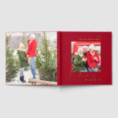 Kerstherinneringen Familiefoto gepersonaliseerd Gastenboek (Volledig)