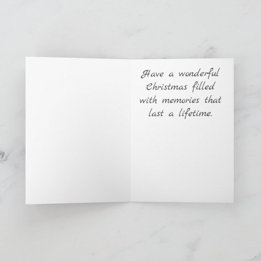 Kerstherinneringen Feestdagen Kaart (Binnen)