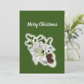 Kerstherinneringen Feestdagenkaart (Staand voorkant)