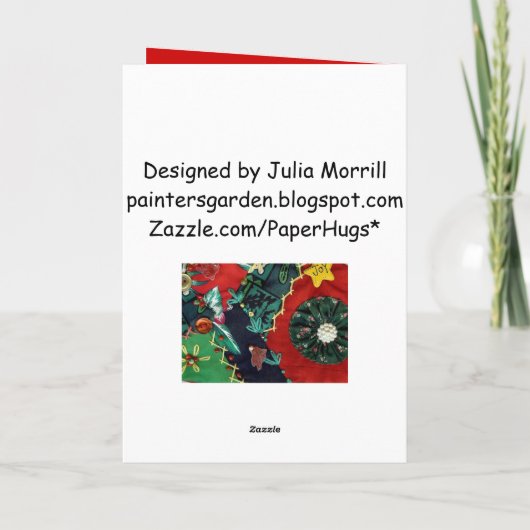 Kerstherinneringen Kaart (Achterkant)