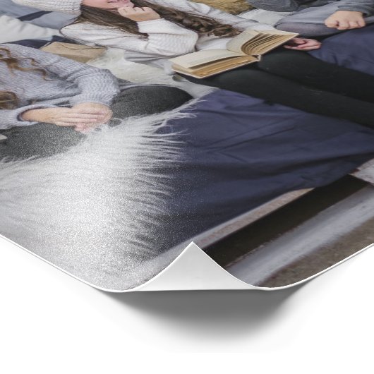 Kerstherinneringen personaliseren Sjabloon 8 x 10  Foto Afdruk (Hoek)