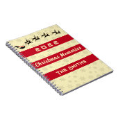 Kerstherinneringen persoonlijke familiekeepaardjes notitieboek (Rechterzijde)