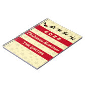 Kerstherinneringen persoonlijke familiekeepaardjes notitieboek (Linkerzijde)