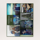 Kerstherinneringen Zeven foto Collage 520pc Legpuzzel (Verticaal)