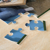 Kerstherinneringen Zeven foto Collage 520pc Legpuzzel (Zijkant)