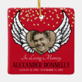 Kerstherinneringsfoto Keramisch Ornament (Voorkant)