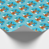 Kersthert Cadeaupapier (Hoek)