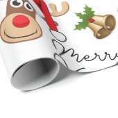 kersthert cadeaupapier (Rol Hoek)