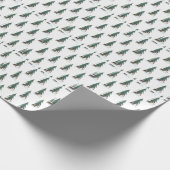 Kersthert en sneeuwman cadeaupapier (Hoek)