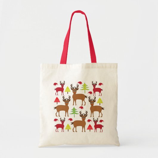 Kersthert Feestelijke Kerstmis Tote Bag (Voorkant)