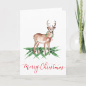 Kersthert gevouwen Kaarten (Voorkant)