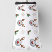 Kersthert golf golfheadcover (Draai 90)
