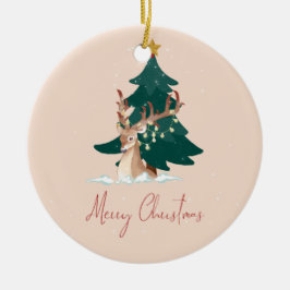 kersthert keramisch ornament