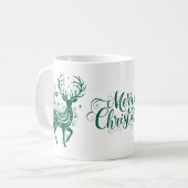 Kersthert Koffiemok (Voorkant links)