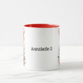 Kersthert met Holly Coffee Mok (Midden)