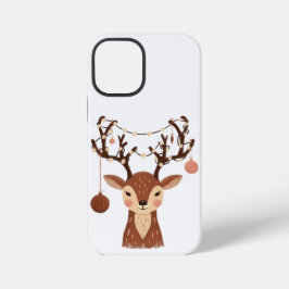 Kersthert met ornamenten en telefoonhoesje iPhone 12 mini hoesje