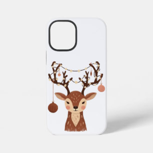 Kersthert met ornamenten en telefoonhoesje iPhone 12 mini hoesje