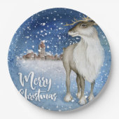 kersthert papieren bordje (Voorkant)