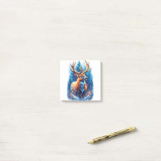 Kersthert post-it® notes (Op bureau)