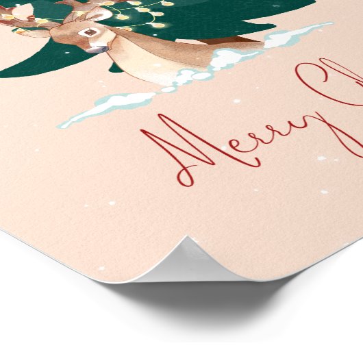 kersthert poster (Hoek)