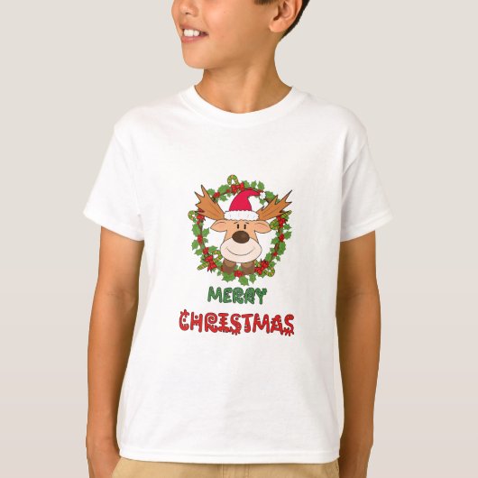 kersthert t-shirt (Voorkant)