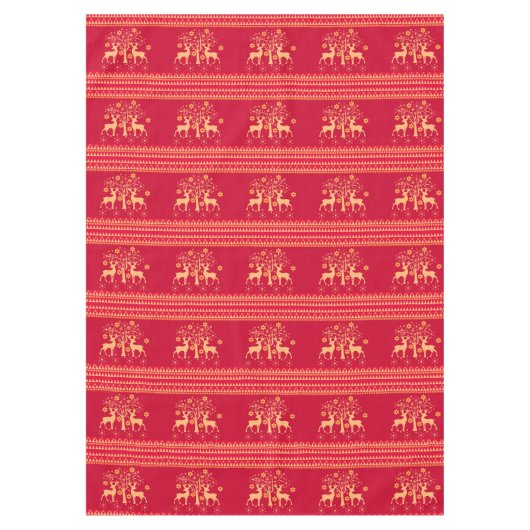 kersthert tafelkleed (Voorkant)