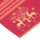 kersthert tafelkleed (Gekanteld)