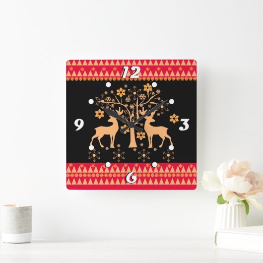 kersthert vierkante klok (Huis)