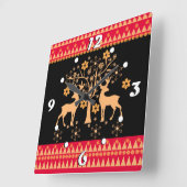 kersthert vierkante klok (Hoek)