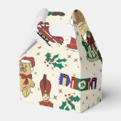 Kerstherten, beer, katten en Noodkraker Bedankdoosjes (Voorkant Zijde)