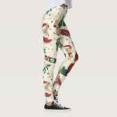Kerstherten, beer, katten en Noodkraker Leggings (Rechts)
