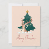 Kerstherten Feestdagenkaart (Voorkant)