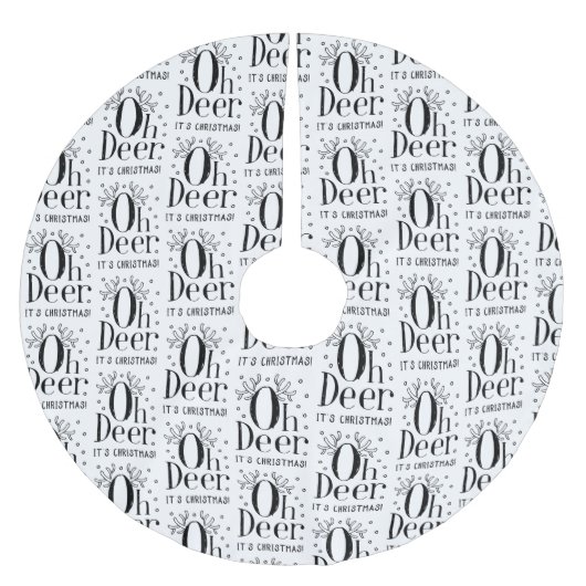 Kerstherten grappige illustratie boom rok kerstboom rok (Voorkant)