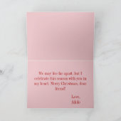 Kerstherten grappige illustratie vakantie kaart (Binnen)