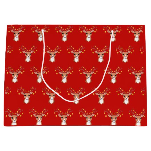 Kerstherten Groot Cadeauzakje (Voorkant)