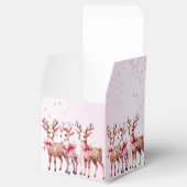 Kerstherten Holiday Gift Box Bedankdoosjes (Geopend)