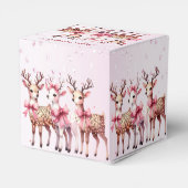 Kerstherten Holiday Gift Box Bedankdoosjes (Achterkant)