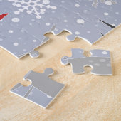 Kerstherten in het bos. legpuzzel (Zijkant)