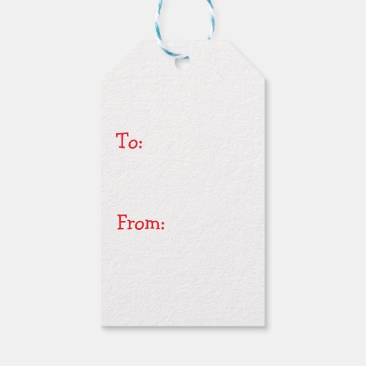 Kerstherten in het Feestelijke Winterwoud Cadeaulabel (Achterkant)