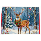 Kerstherten in het Feestelijke Winterwoud Groot Cadeauzakje (Voorkant)