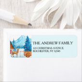 Kerstherten & Landschapsadres Etiket (Insitu)