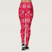 kerstherten, leggings (Achterkant)
