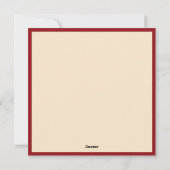 Kerstherten met Kerstkrans Feestdagenkaart (Achterkant)