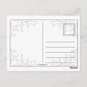 Kerstherten Vakantie Kaart Uitnodiging (Achterkant)