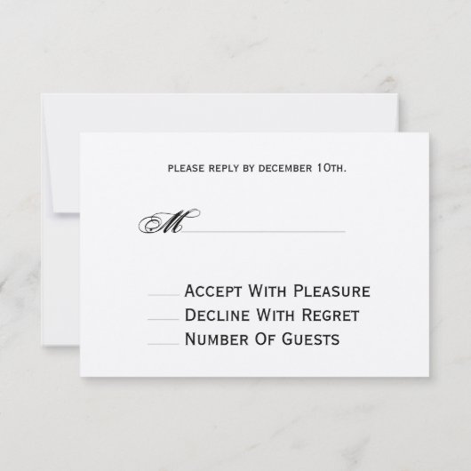 Kerstherten van jute en kant geïnspireerde R.S.V.P RSVP Kaartje (Achterkant)