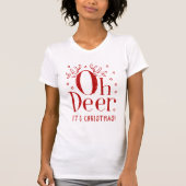 Kerstherten vrouwen T-shirt grappige illustratie (Voorkant)